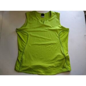Nike Sphere Dry Neon Lime Green Sleeveless Running Tank Top Womens XL